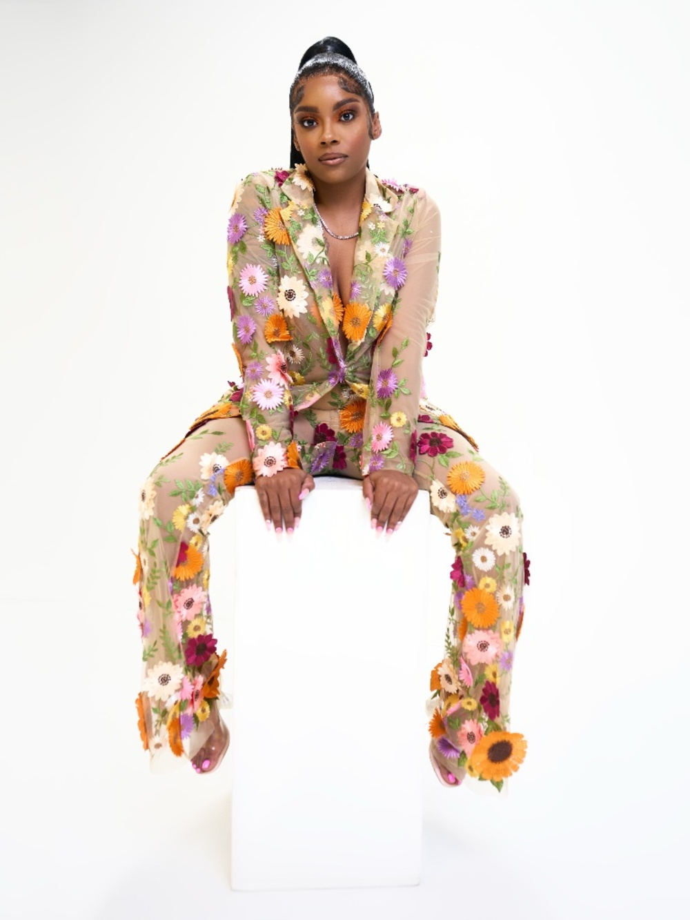 Two piece flower set